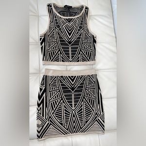 Matching top and skirt set